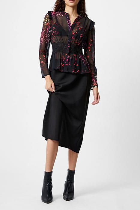ELISE RUCHED WAIST BLACK 2