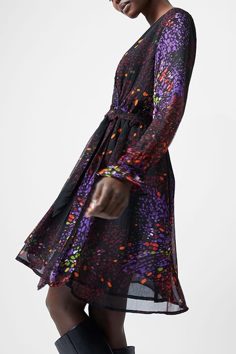 ELISE WRAP DRESS K BLACK 3