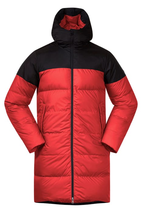 OSLO UNISEX DOWN PARKA RED SAND / BLACK 3
