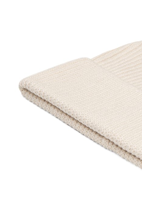BEANIE ORGANIC COTTON-STRETCH OFF WHITE 3
