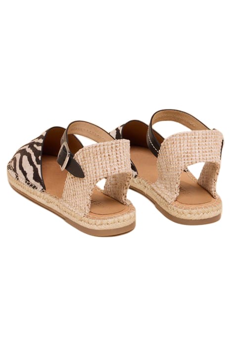 BUTTERCUP LEATHER ESPADRILLE BLACK PRINT 2