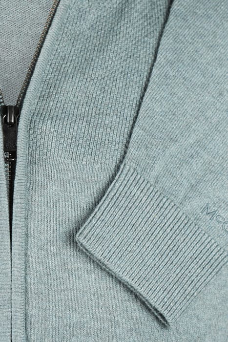 ZIP THRU CARDIGAN DARK SAGE 3