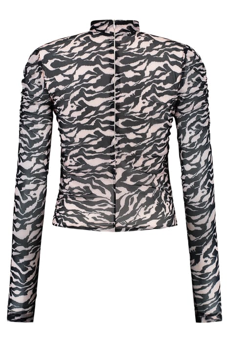 ZEBRA MESH TOP ROSE 1