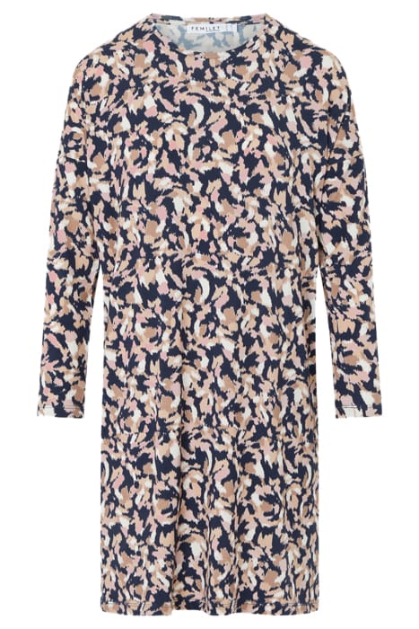 NW 1P BIG TSHIRT BLUE / BEIGE 3