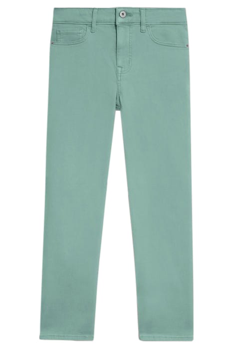 BLAKE STRAIGHT CROP JEAN MID TEAL 2