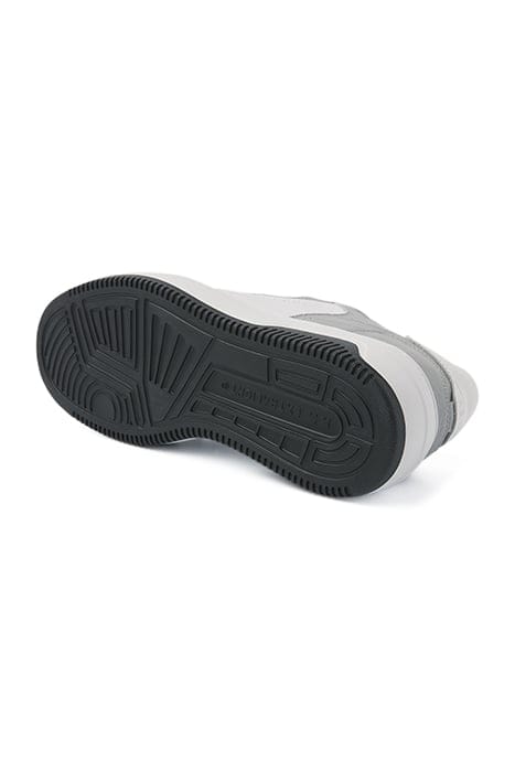 BASKET BUXTON (L) WHITE LEATHER - GREY 3