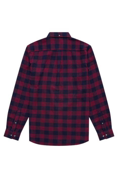 LARGE GINGHAM FLANNEL LS RED 2