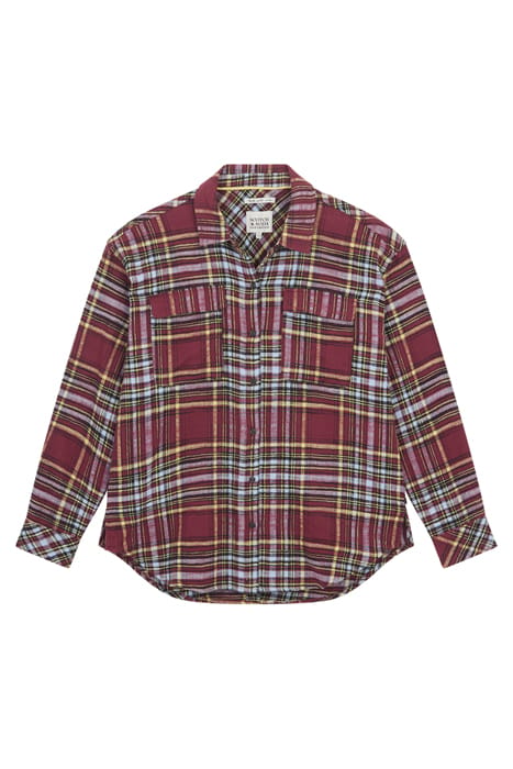 OVERSIZED SHIRT BURGUNDY 2