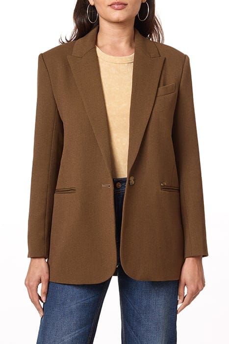 SNGL BREASTED BOYFRIEND BLAZER CARAFE 1