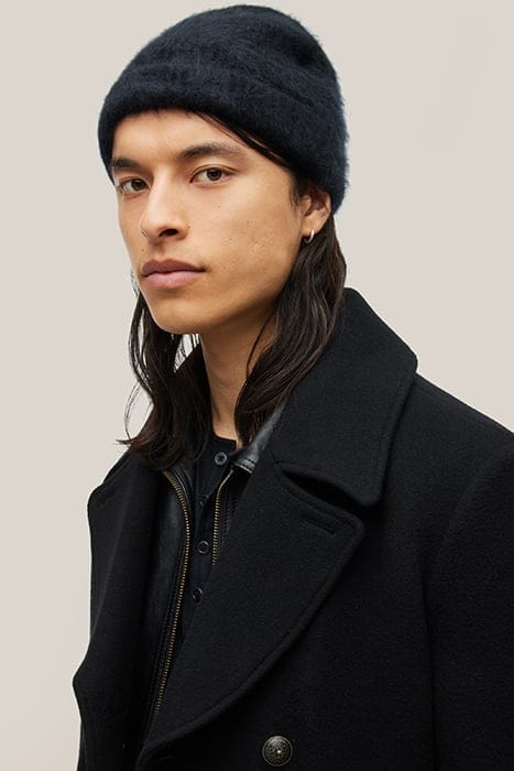 LENOIR BRUSHED CASHMERE BEANIE BLACK 1