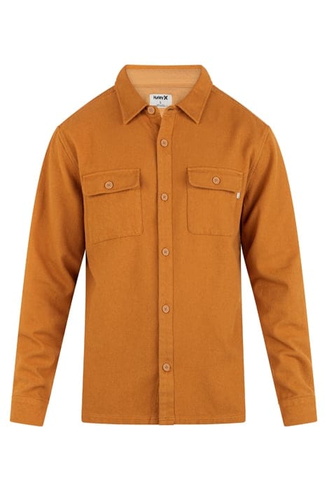 SANTA CRUZ TWILL FLANNEL LONG SLEEVE EARTHSTONE 3