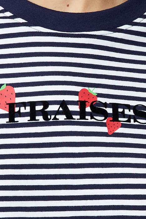 FC FRAISES STRIPE TEE MARINE 4