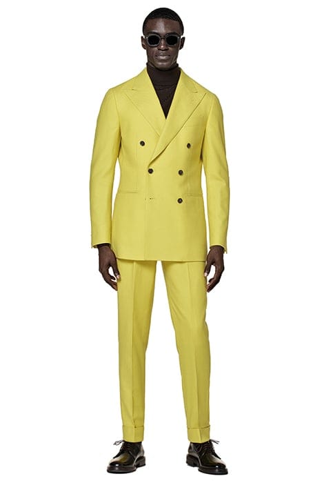 TAILORED FIT HAVANA SUIT YELLOW 1