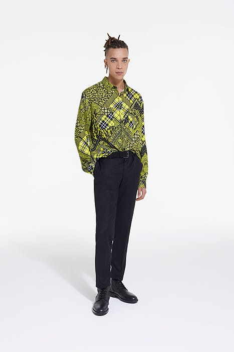 CHEMISE MANCHES LONGUES BLACK / YELLOW 3