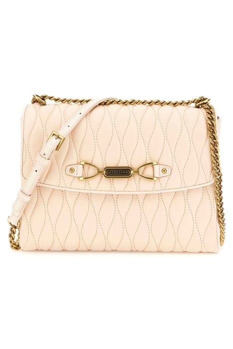 MARCIANO BY GUESS GRACE QUILTING CROSS BLUSH BODY BAG BREEZE 1