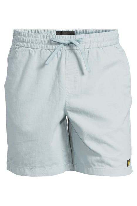 COTTON LINEN SHORTS SLATE BLUE 3