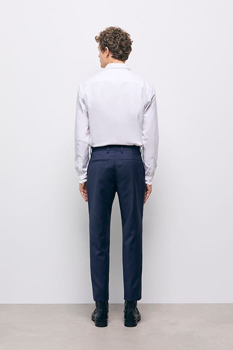 PANTALON COSTUME MOTIF MICRO PIED DE POULE NAVY 3