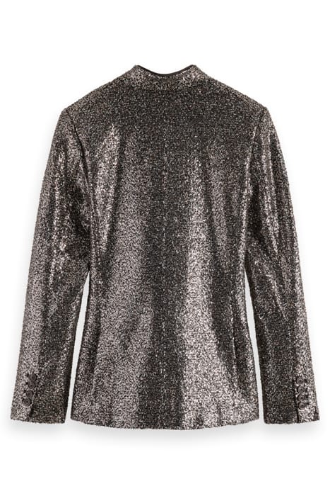BLAZER IN MIXED SEQUINS BLACK 5