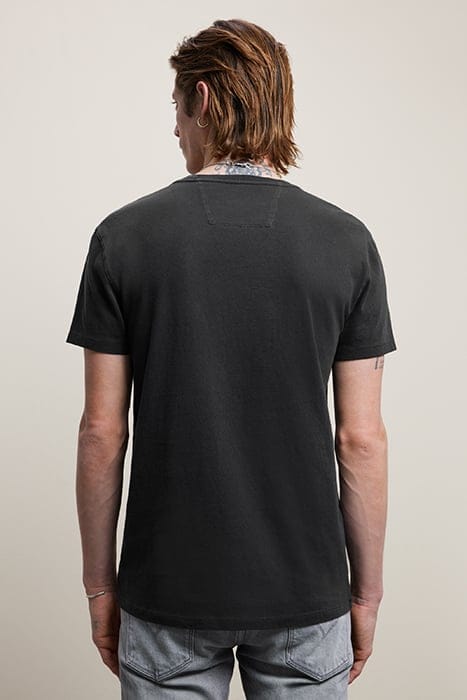 SS CREW TEE - SKULL EMBORIDERY BLACK 2