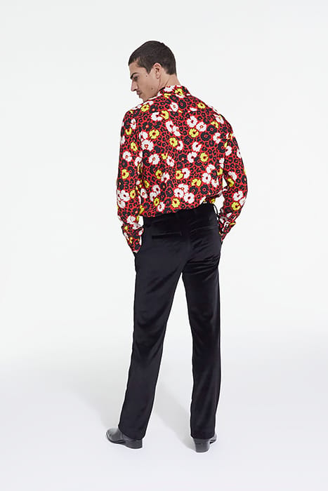 CHEMISE MANCHE LONGUE FLEURIE MULTICOLORE/RED 4