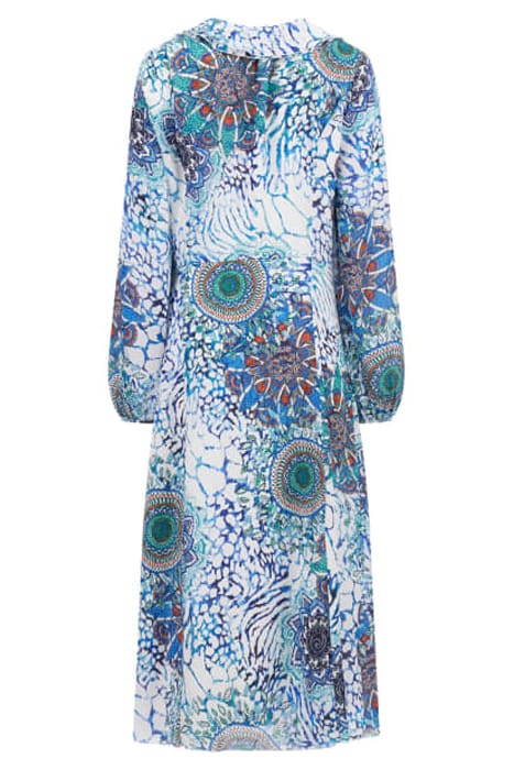 MARCIANO BY GUESS MINA WRAP DRESS PRINT BOHO ANIMALLER 4