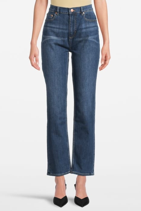 HIGH RISE STRAIGHT JEAN BLACK 1