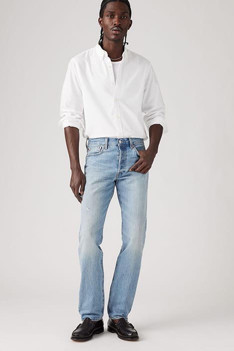 501 STRAIGHT JEANS BLUE 2