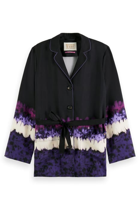 DIP DYE STRIPE PYJAMA BLAZER DIP DYE STRIPE 4