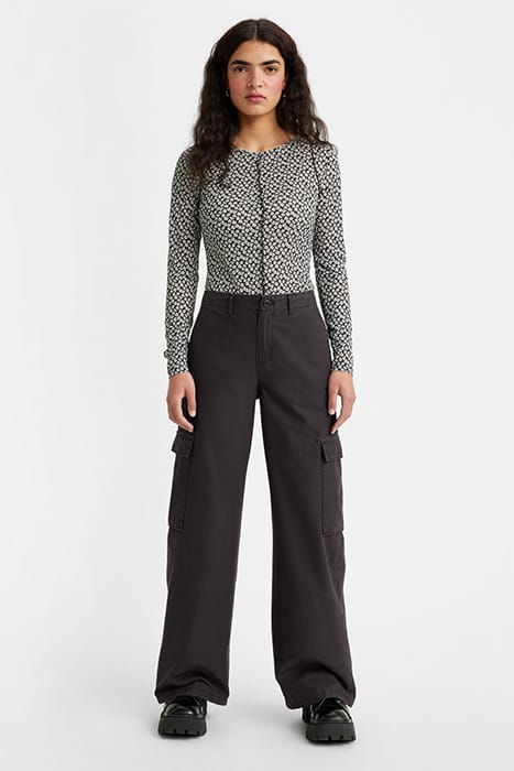 BAGGY CARGO PANT BLACK 1