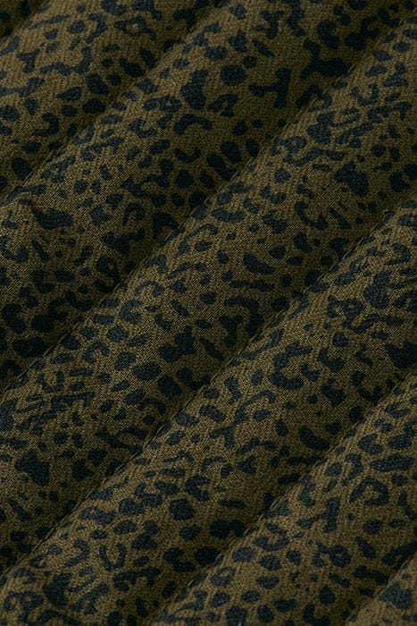 QUILTED REVERSIBLE JACKET LEOPARD SPOT GREEN 9