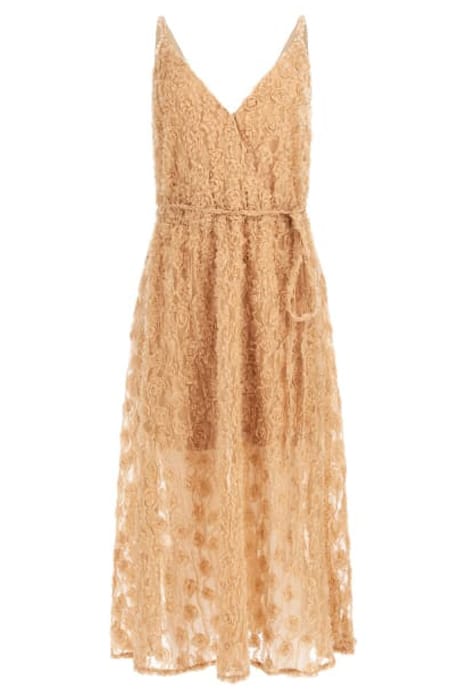 MARCIANO BY GUESS ROSIE DRESS SMOOTH ALMOND 4