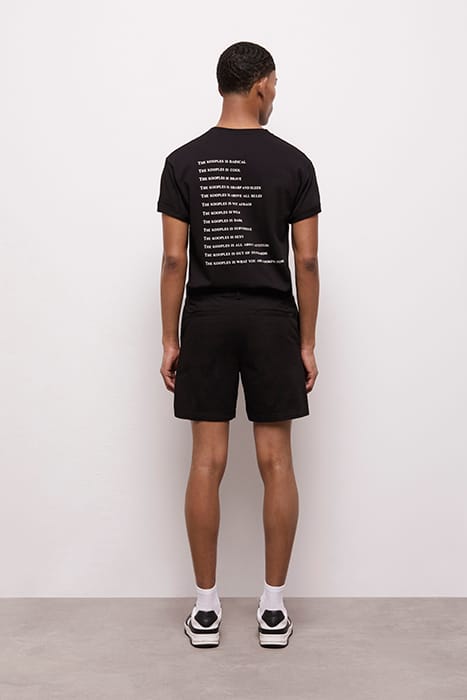 SHORT EN COTON NOIR BLACK 2