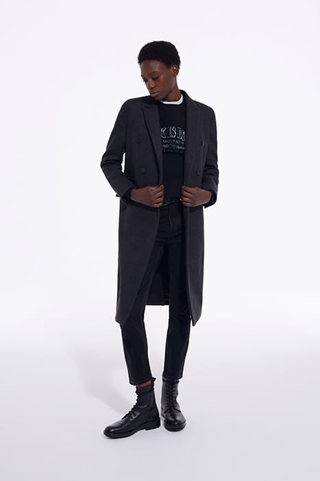 MANTEAU CROISE REVERS A POINTE GREY 1
