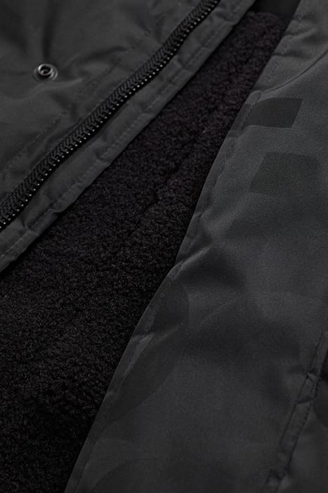 PARKA WITH FAKE SHEEP LINING BLACK 7