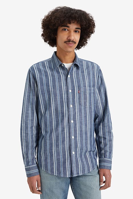 SUNSET CASUAL SHIRT NAVY 1
