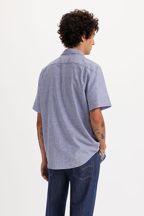 S/S CASUAL SHIRT BLUE 2