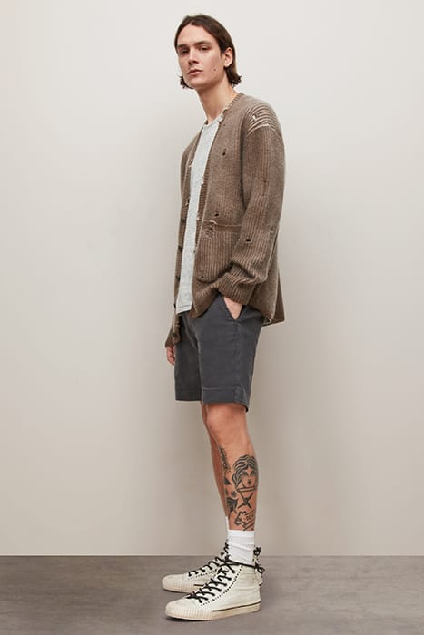 JOHNNY FLAT FRONT SHORTS IRON GREY 2