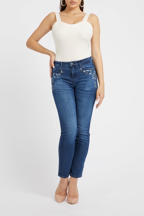 GUESS ECO 1981 SKINNY STRONG FLOWER 3