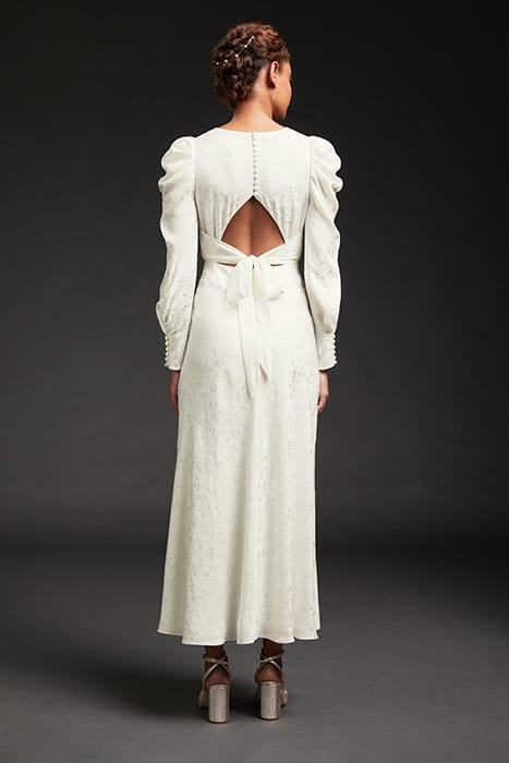 DR ROSE V NECK BRIDAL IVORY 2
