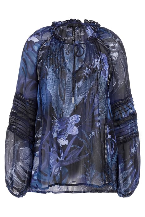 GUESS ECO LS GILDA TOP ETCHED TROPICAL PRIN 4