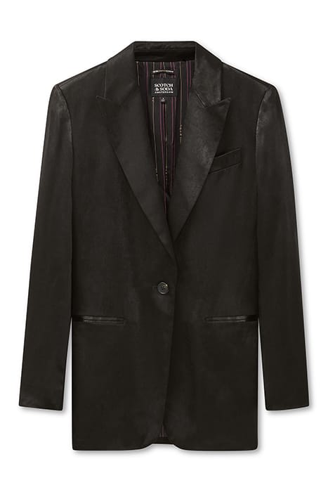 SATIN BLAZER BLACK NIGHT 3