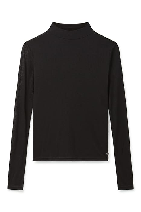 SHEER MOCKNECK BLACK 3