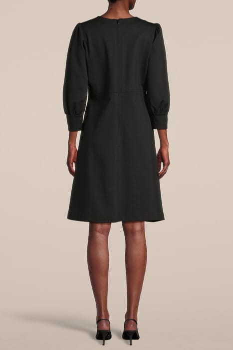 DRESS WITH POCKETS PUNTO MILANO BLACK 2