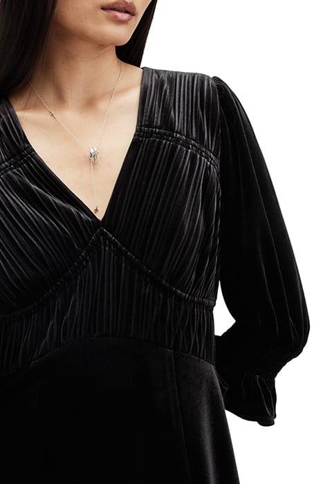 ANI VELVET DRESS BLACK 6