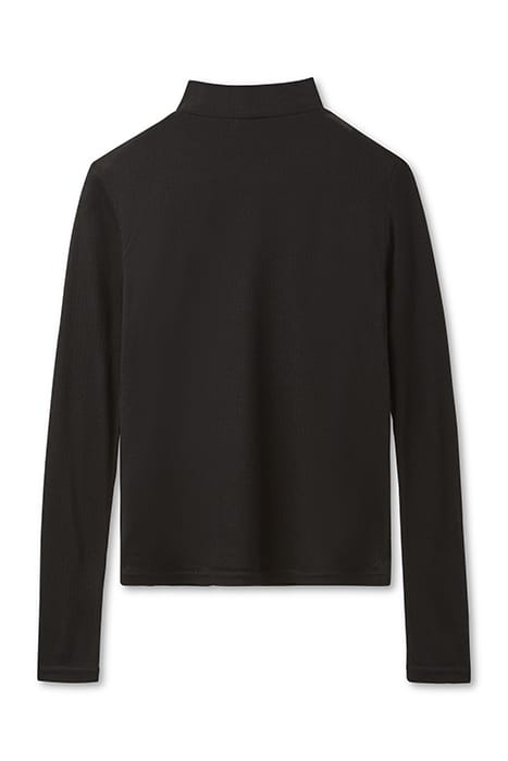 SHEER MOCKNECK BLACK 4