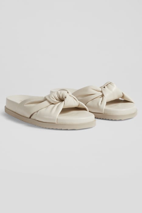 FS VALENCIA LEATHER KNOT ECRU 2