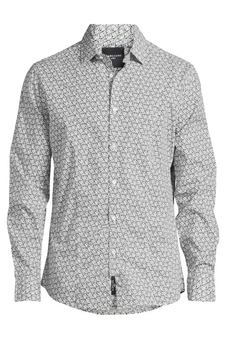 MARCIANO BY GUESS ITALIAN COLLA ROU AOP WHITE AND BLUE CASUA 3