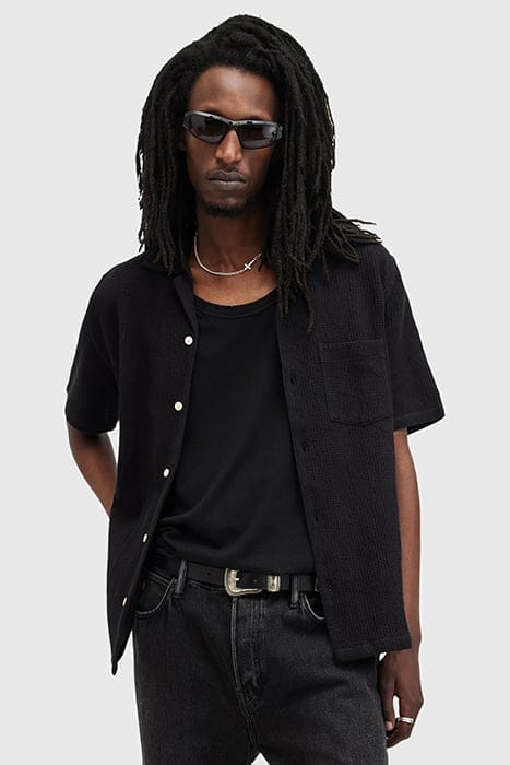 HELSTON SS SHIRT JET BLACK 1