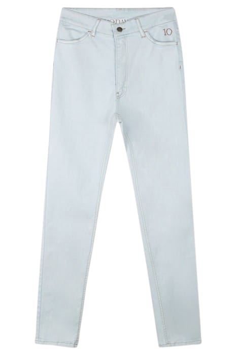 HIGH RISE SKINNY JEANS ICE BLUE 4
