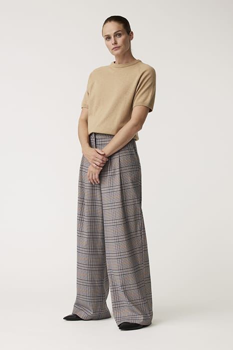BAMBOO PANTS BLUE/ORANGE 1